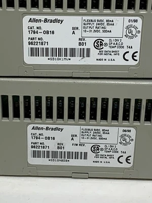 USED Allen Bradley 1794-0B16