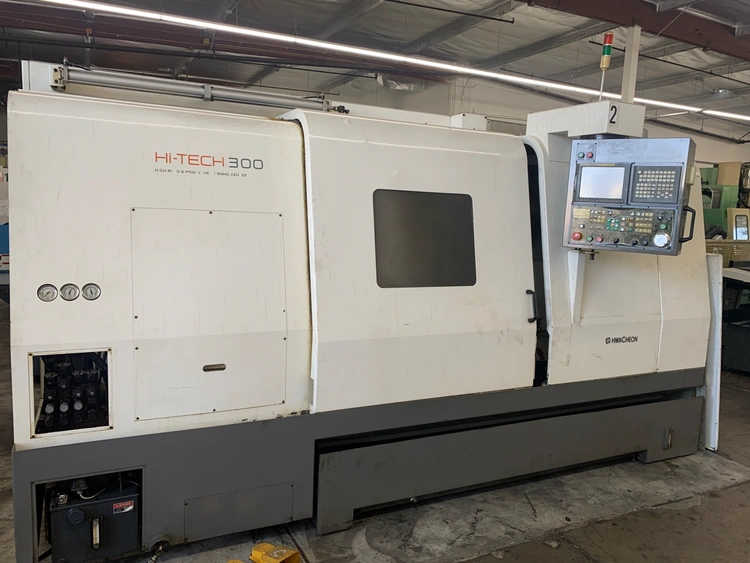 Used 2005 HWACHEON Hi-Tech 300L CNC Lathes California US | PM Machines #1299986