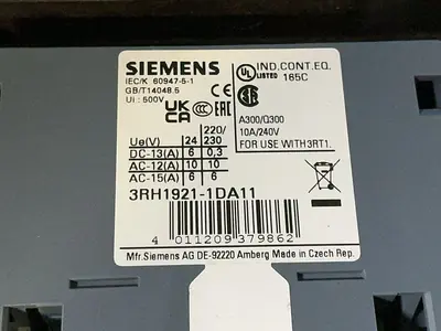 Used SIEMENS 3RT1054AR36 Relays & Switches Ohio US | HGR 24 #1545353