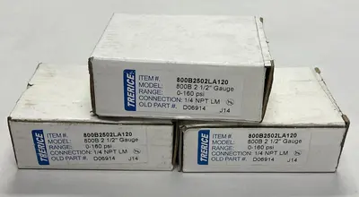 New | in-Stock TERRICE 800B2502LA120 Universal Pressure Meters Ohio US | Surplus Asset Holdings #1243777