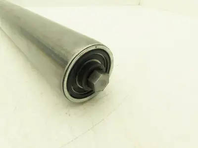 Hytrol 2.5"x 26" Snub Idler Gravity Conveyor Roller 11/16" Hex Axle
