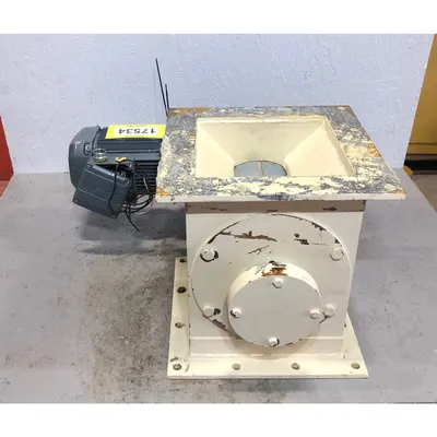 Used 10" Carbon Steel Rotary Valve Feeder