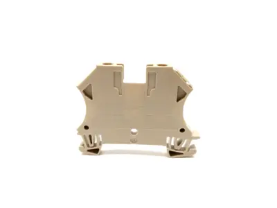 1020100000,WDU 4 | Weidmuller 1020100000 Feed-Through Terminal Block 4mm, Beige, WDU 4 LOT OF 10 - Used