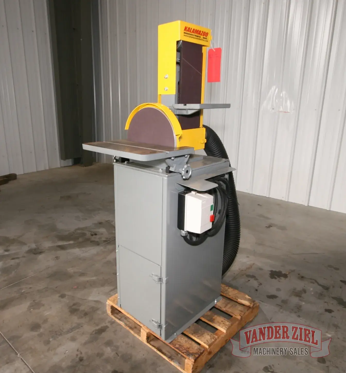 Kalamazoo Industries 6" Belt 12" Disc Combination Sander, Model S612V, 3PH/480V - NEW