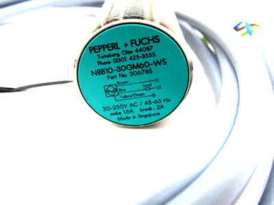 NEW PEPPERL & FUCHS NBB10-30GM60-WS PROXIMITY SWITCH 30676S NBB1030GM60WS