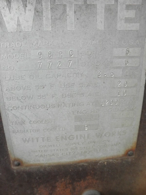 USED OILWELL-WITTE 98-RC