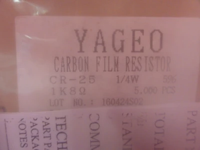 USED YAGEO CR-25-1.