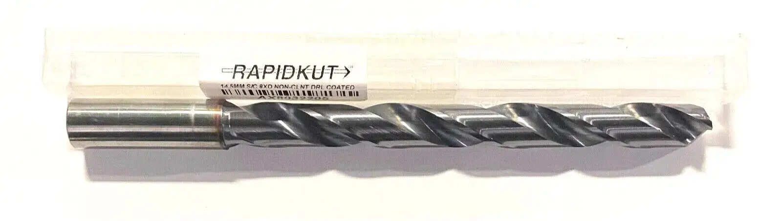 Rapidkut 14.5mm Solid Carbide Drill High Performance TiAlN Coated 8xD 140° USA