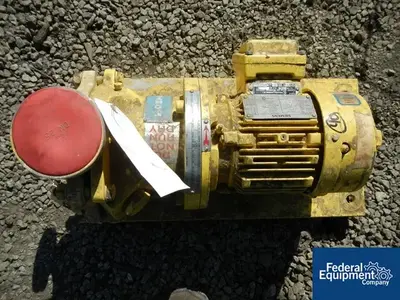 USED Kontro 1" X 1" KONTRO CENTRIFUGAL PUMP, 316 S/S, 1.5 HP