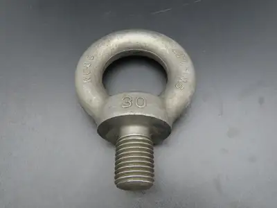 SWL 1.5T M30 x 3.5 Metric Shoulder Eye Bolt 45mm Shank NC-05  Lot of 3