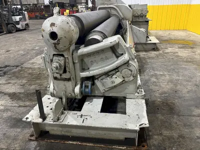 10' X 1/2" WEBB MODEL #9L-1210 3-ROLL INITIAL PINCH PLATE BENDING ROLL: STOCK #22525