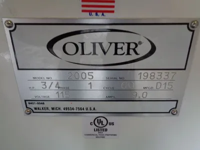 Used 2015 OLIVER 2005 Bread Slicers California US | BakeryEquipment.com #1555904
