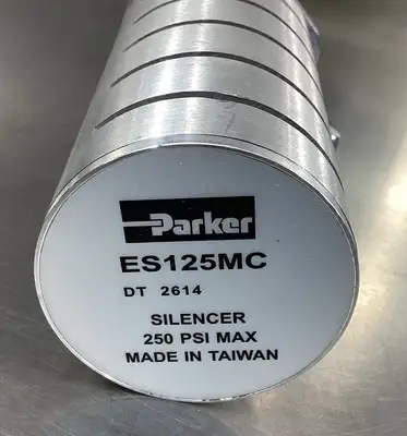PARKER LV8NAB / ES125MC PNEUMATIC LOCKOUT VALVE / SILENCER 6D-15