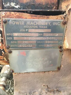 USED INGERSOLL RAND 3HMTA