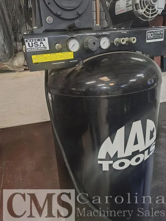 Used 2021 MAC TOOLS ACPV580S 80 GALLON AIR COMPRESSOR Air Compressors (Misc) North Carolina US | CAROLINA MACHINERY SALES #927533