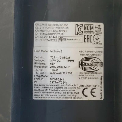 USED HBC radiomatic MSIP-CRI-hbc-TC241