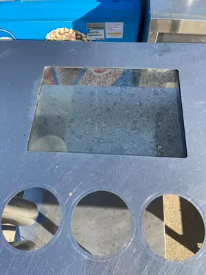 Used Falcon Restaurant Supply Used 85" Stainless Steel Drink Station with Ice Bin and Cup Dispensers - SS270 Underbar Equipment Illinois US | Falcon Restaurant Supply #1375887