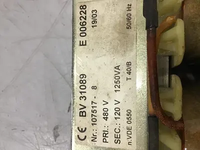 GENERIC 1250 VA Transformer BV31089 #123920