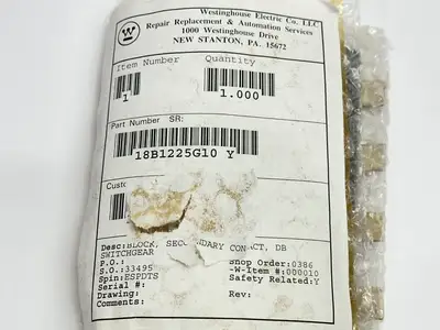 18B1225G10 | Westinghouse  Secondary Contact Block - New Other