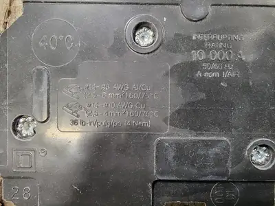 USED SQUARE D QOB115