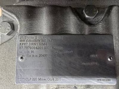 Maag EX50-6-GU Melt Pump, 10 HP