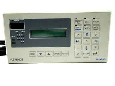 USED KEYENCE BL-V35E BAR CODE DISPLAY BLV35E