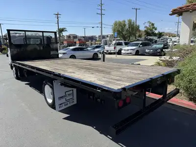 Used 2021 ISUZU NQR Flatbed Trucks California US | Commerce Truck Equipment Sales #1548707