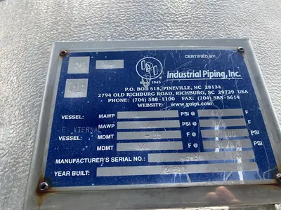 Used 2011 INDUSTRIAL PIPING INC. _UNKNOWN_ Dryers North Carolina US | DH Griffin Used Equipment #1383838