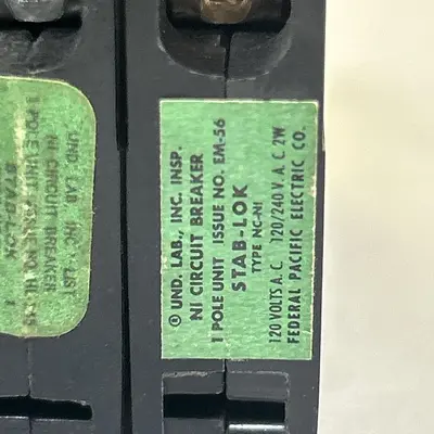 Used FEDERAL PACIFIC NC-NI115 Miscellaneous Equipment (Electrical & Power) | Surplus Asset Holdings #1196616