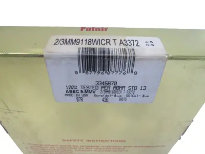 NEW FAFNIR 2/3MM9118WICR T A3372 BEARING 2/3MM9118WICRTA3372