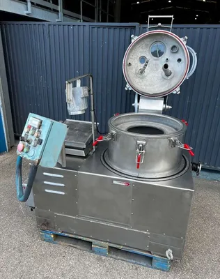 Rousselet Robatel RC-50 VxR ATEX perforate basket centrifuge, 316L SS.