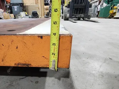 35.5" x 95" x 4" Ram Plate