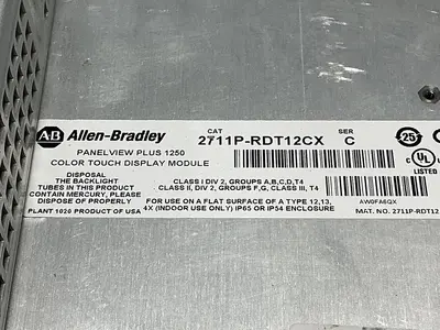 USED ALLEN BRADLEY 2711P-T12G4A1