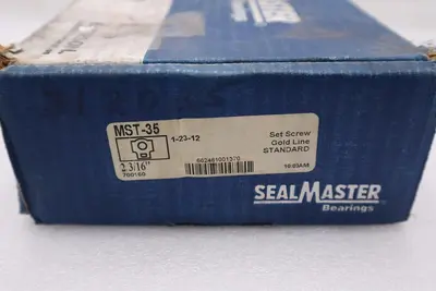 NEW IN BOX Sealmaster MST-35 2 3/16" SET SCREW GOLD LINE STANDARD STOCK H468A