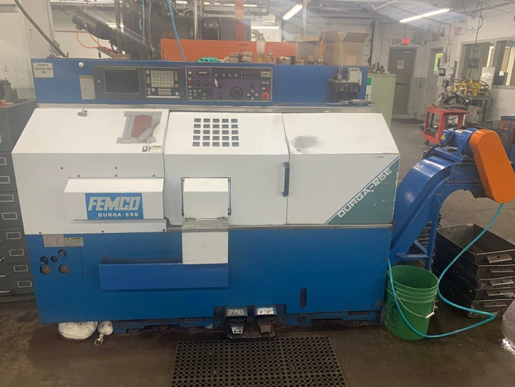 Used 1995 FEMCO DURGA-25E CNC Lathes Vermont US | Two Spade Machinery LLC #507043