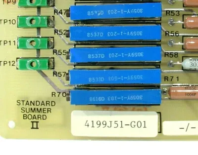 REPAIRED GENERAL ELECTRIC 4199J51-G01 SUMMER BOARD 4199J51G01