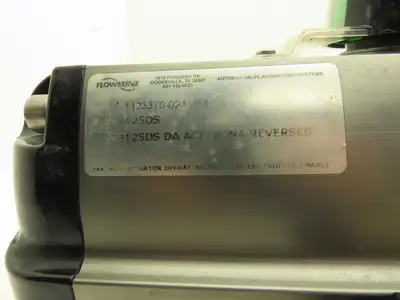 Flowserve B125DS Pneumatic Air Operated Valve Actuator 125psig w/S25NAADR1 Valve