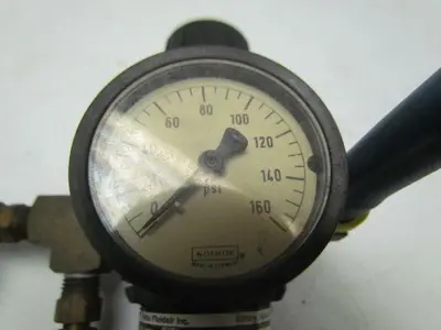 Watts D11-02DJC Fluid Air Pneumatic Regulator/Filter 300PSI Max. w/Gauge
