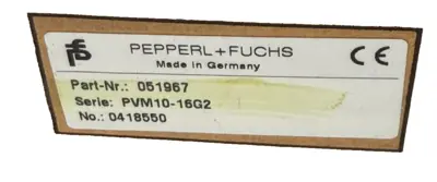 NEW PEPPERL+FUCHS PVM10-16G2 ROTARY ENCODER 051967 PVM1016G2