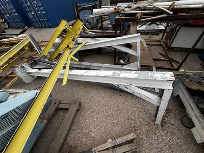 Air conveying scrap system with 100's of feet of piping