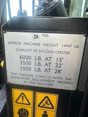 USED 2015 JCB 930