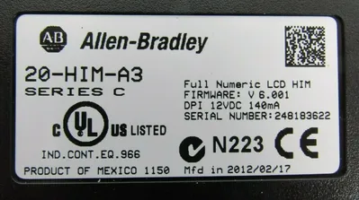 NEW ALLEN BRADLEY 20A-D-3P4A-3-NYNANG0 POWER FLEX 70 2HP SER A 20AD3P4A3NYNANG0