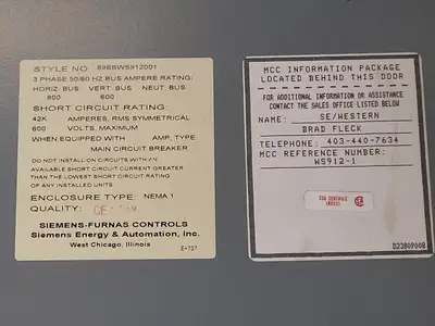 USED SIEMENS Y7692 V003