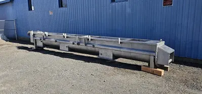 Used Screw Conveyor, 20’’ Diameter x 264’’ Long