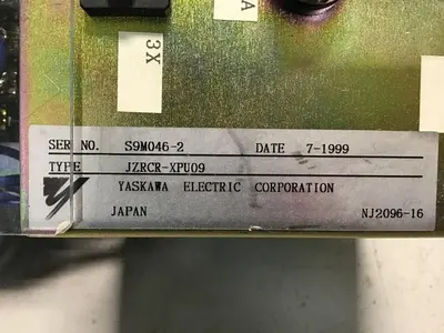USED YASKAWA JZRCR-XPU09