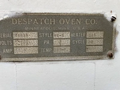 Despatch RS-5 Gas Fired 500°F