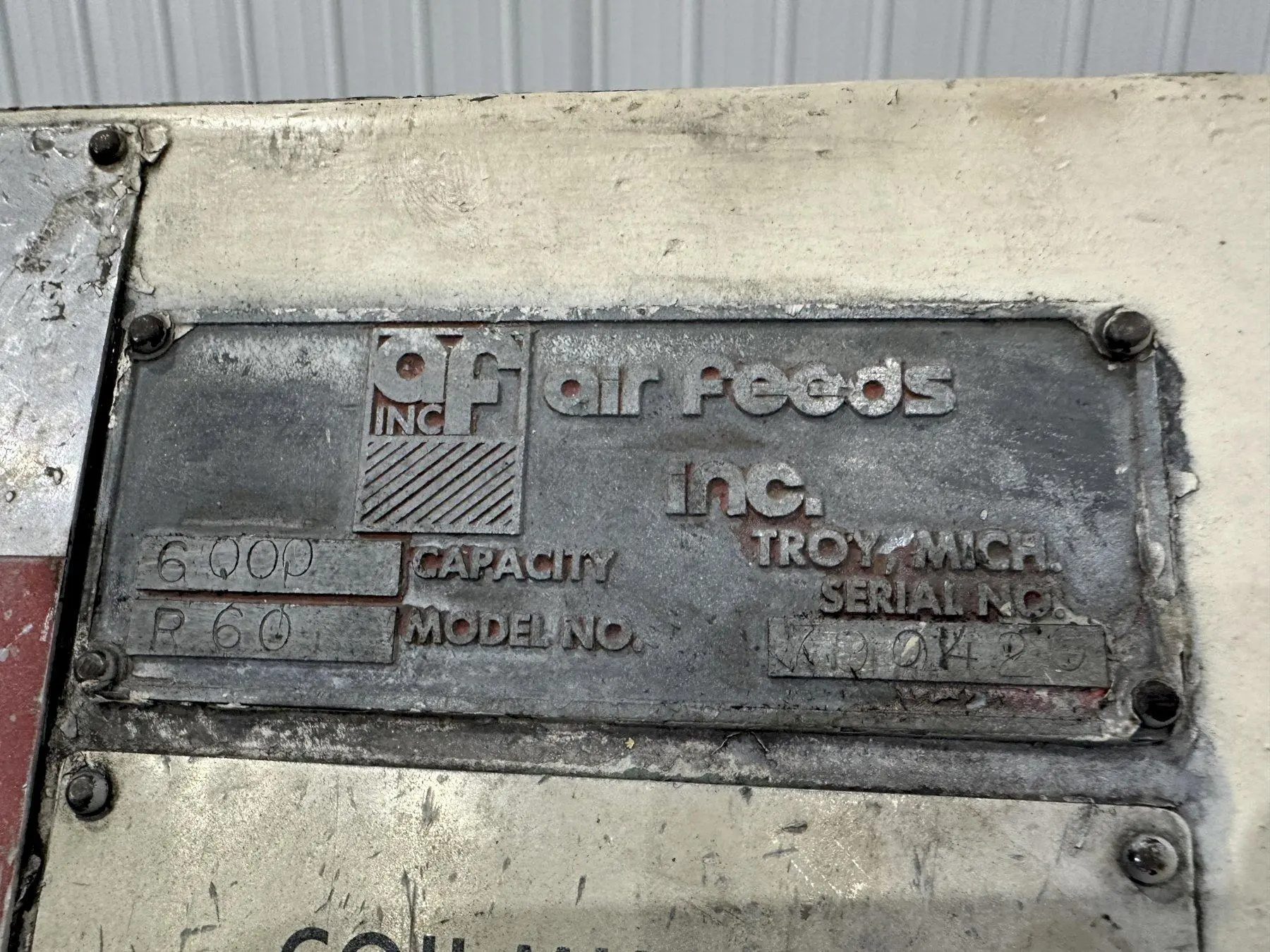 USED AIR FEED INC. R30