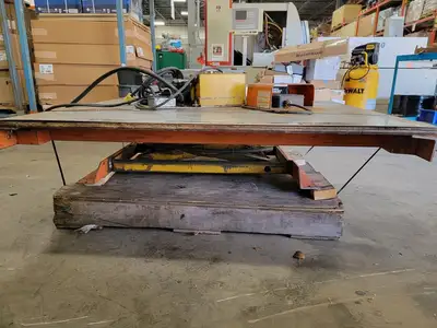 Electric Lift Table 56-1/2" x 48" w/ 3/4 hp Motor & Dual Foot Switch