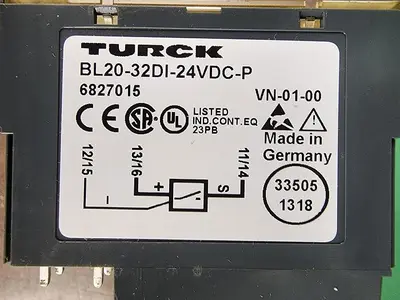 USED TURCK BL20-32DI-24VDC-P