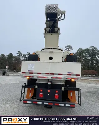 Used 2008 PETERBILT 365 CRANE Bucket (boom) trucks Virginia US | Proxy Equipment #1381400